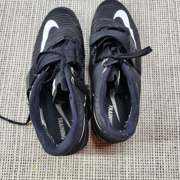 Nike Romaleos 3 Shoes Mens Size 10.5 Black Weightlifting Training 852933-004